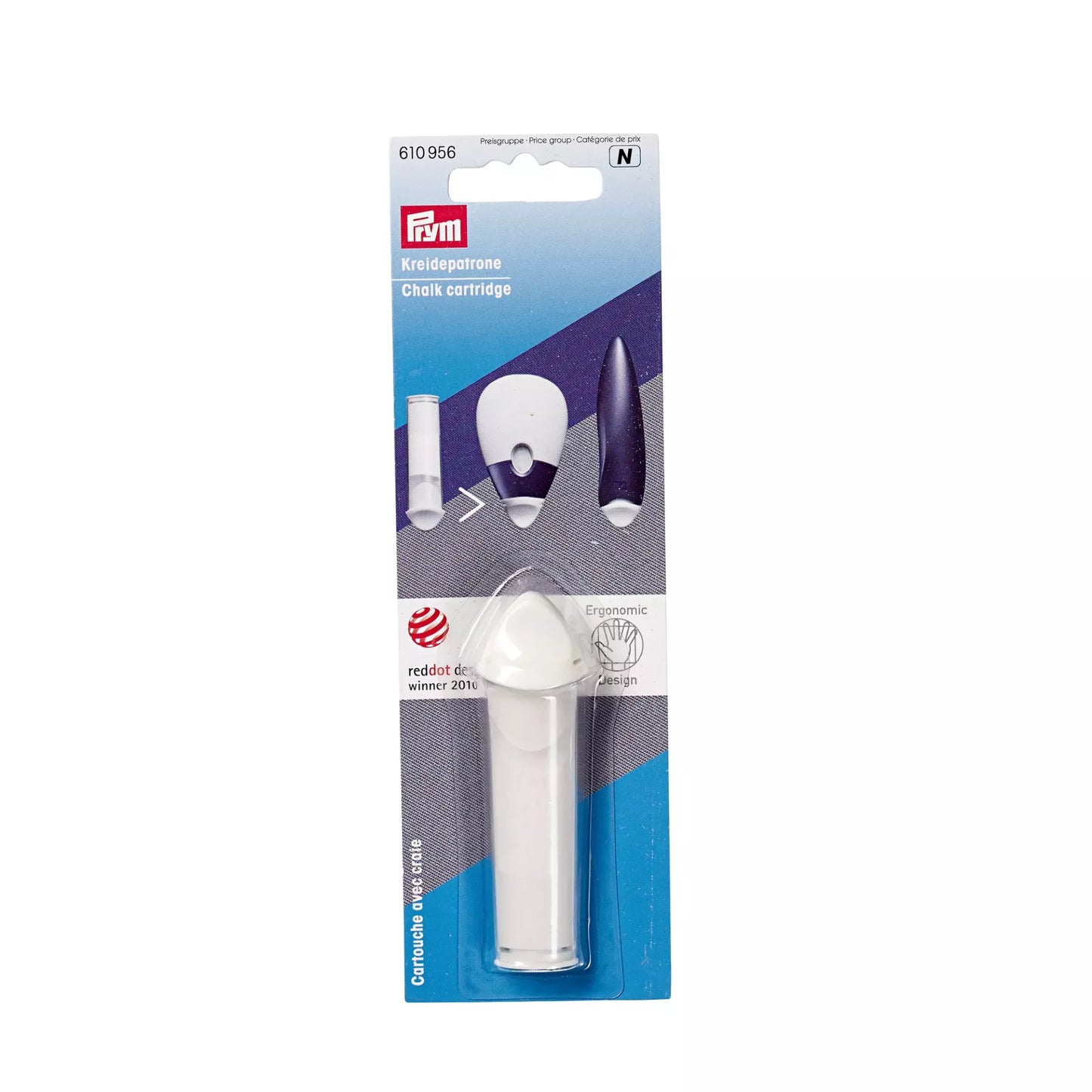 Cartouche de craie Prym Ergonomics - blanc