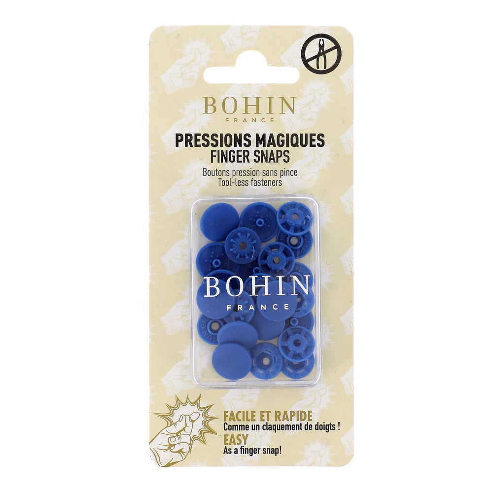 Pression magiques 13mm - bleu roi