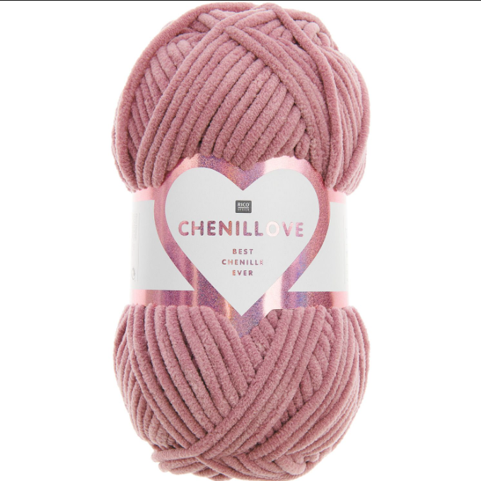 Pelote de fil Creative Chenillove Rico Design en chenille polyester pour tricot et crochet