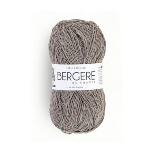 Laine Coton Chanvre Gris Bergère de France