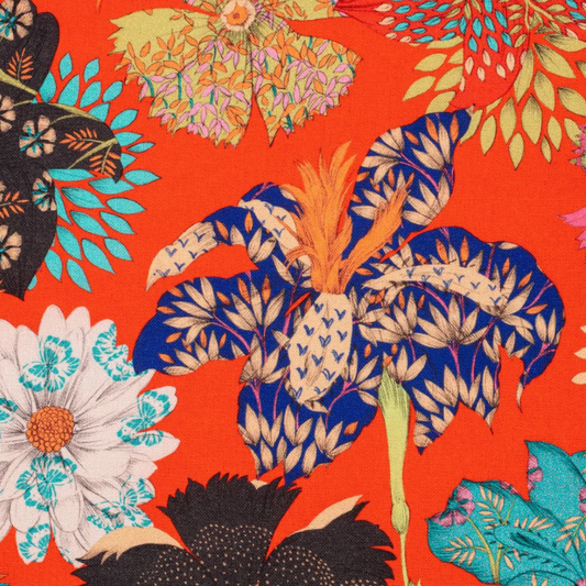 Tissu Kimono Flowers Thevenon