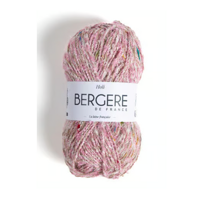 Lin Tweed Rose Bergère de France