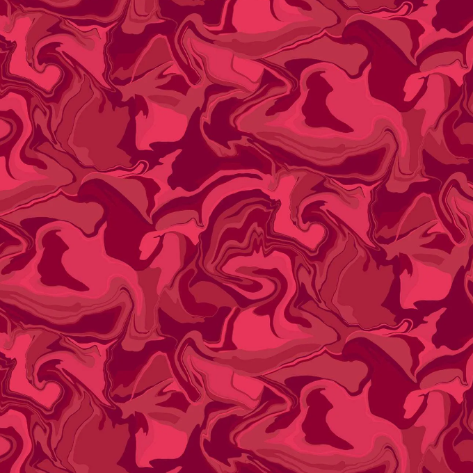 Tissu Coton Patchwork Marbré Cherry soda