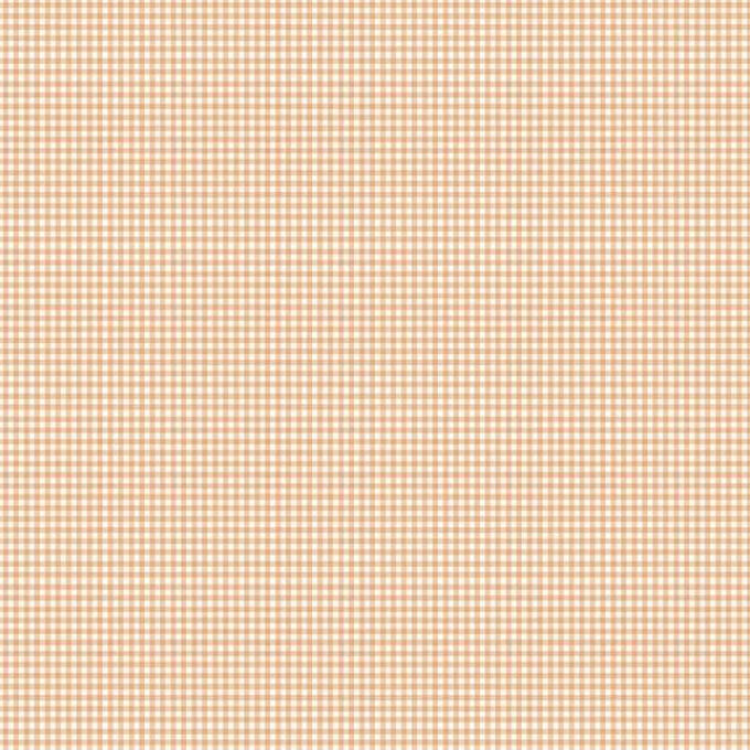 tissu makower little ones gingham coral