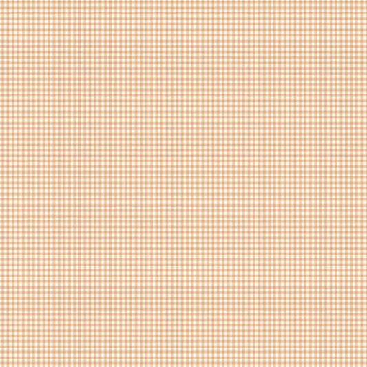 Tissu Makower Little Ones Gingham Coral
