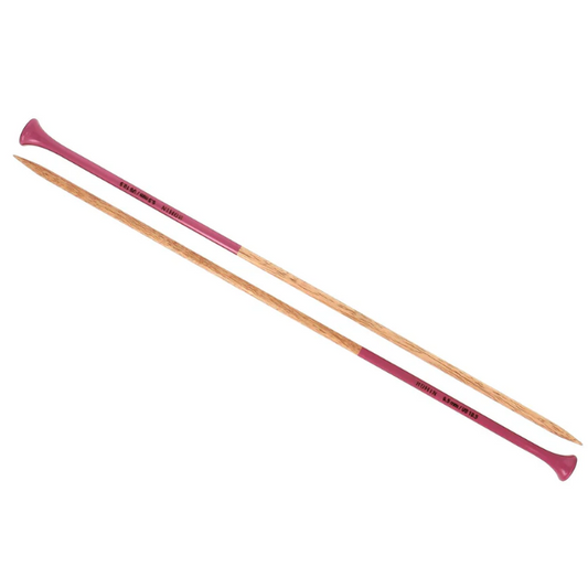 Aiguilles à tricoter n°6.5 en bois de manguier