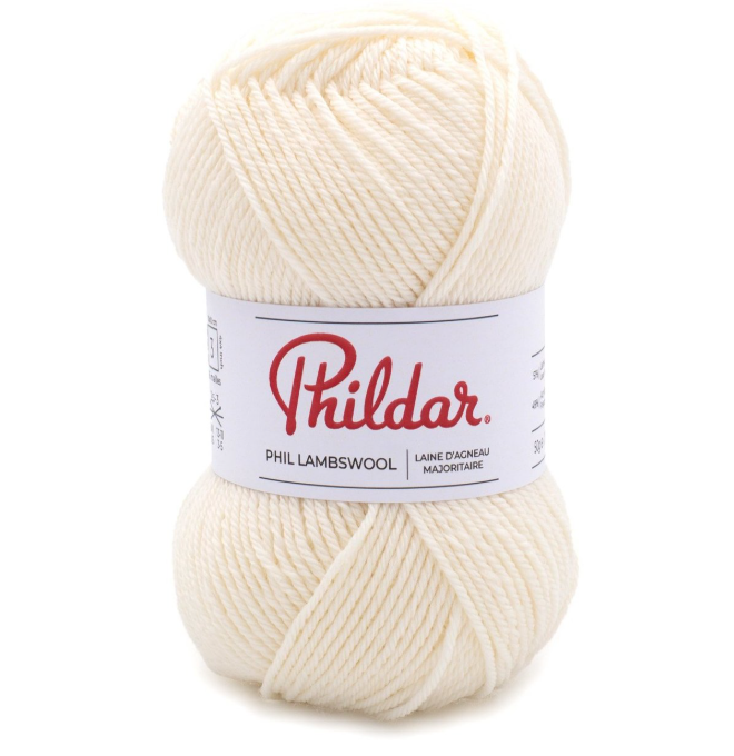 Phil Lambswool Ecru Phildar
