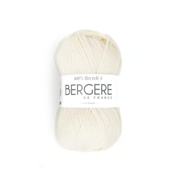 100% Recyclé 4 Ecru Bergère de France