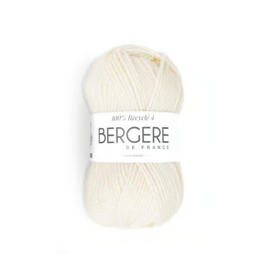 100% Recyclé 4 Ecru Bergère de France