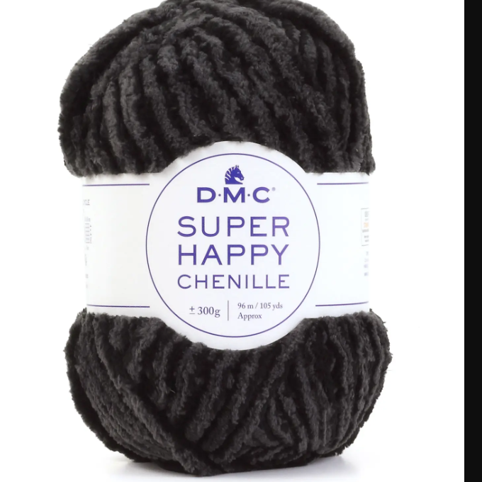 Pelote fil Super Happy Chenille Rico Design 300g coloris Safari pour crochet amigurumi
