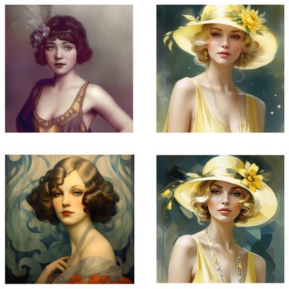 Panneaux carrés Femmes