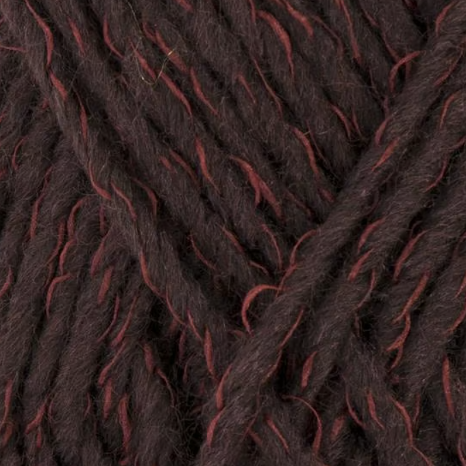Pelote de laine Duvetine Bergère de France 50g, fil mèche acrylique pour tricot aux aiguilles 6,5mm
