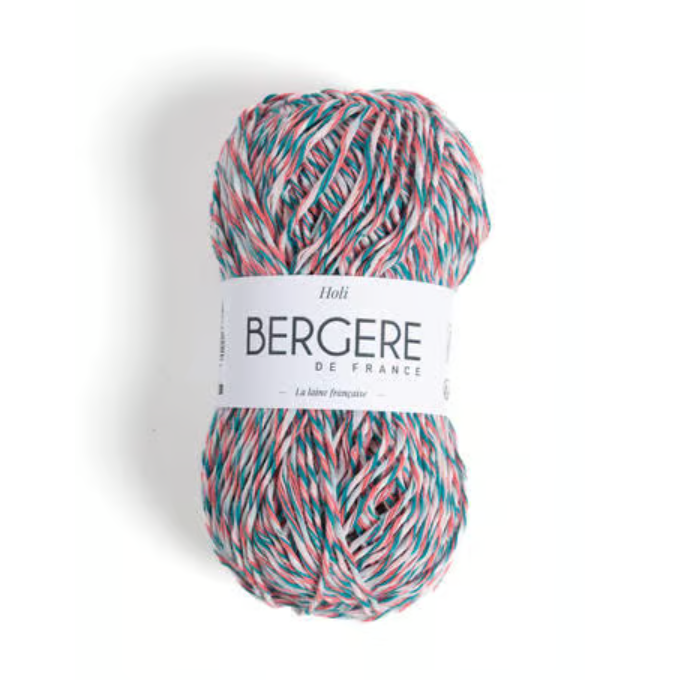 Laine Holi Bergère de France Coton Bio Multicolore : Fil Unique pour Tricots Lumineux et Écoresponsables