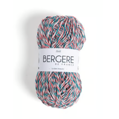 Laine Holi Bergère de France Coton Bio Multicolore : Fil Unique pour Tricots Lumineux et Écoresponsables
