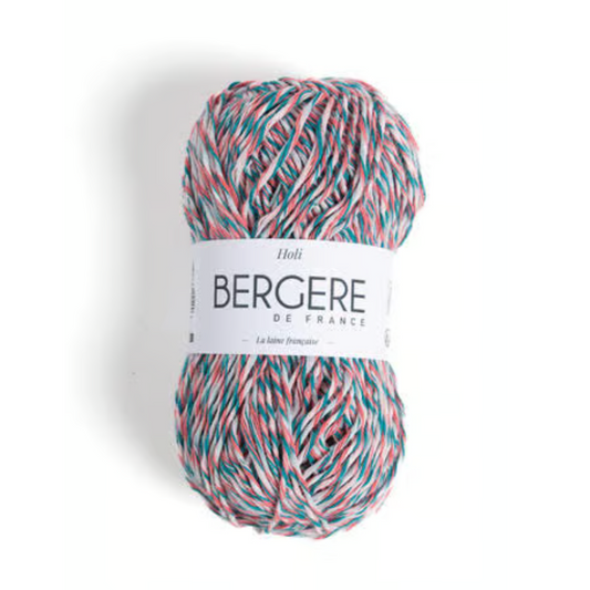 Laine Holi Bergère de France Coton Bio Multicolore : Fil Unique pour Tricots Lumineux et Écoresponsables