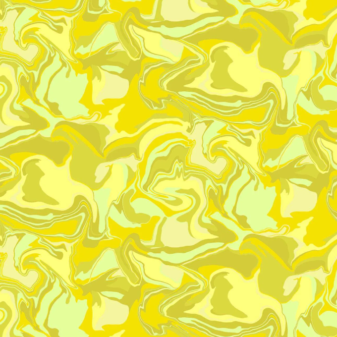 Tissu Coton Patchwork Marbré Citron