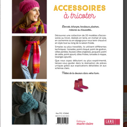 Accessoires à tricoter. Bonnets, chauffe - épaules