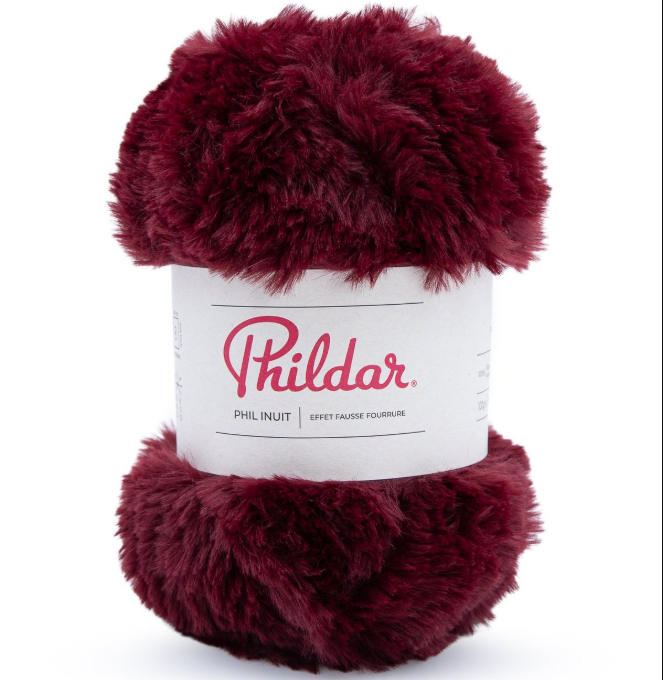 Phil Inuit Burgundy Phildar