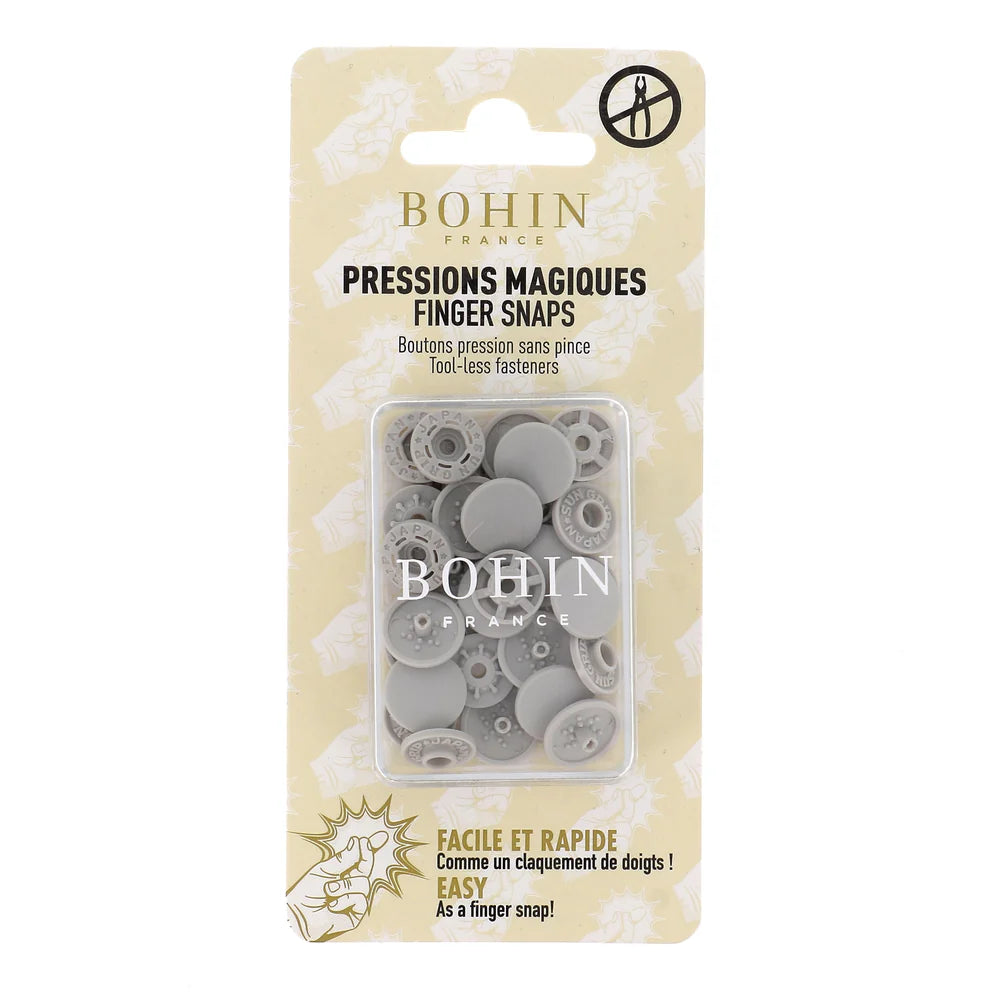 Pression magiques 13mm - gris