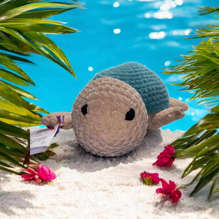 Peluche Tortue Crochet Fait Main
