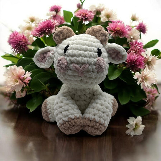 Peluche Vache Crochet Fait Main