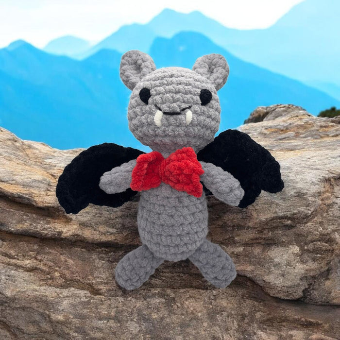 Peluche Chauve-Souris Crochet Fait Main