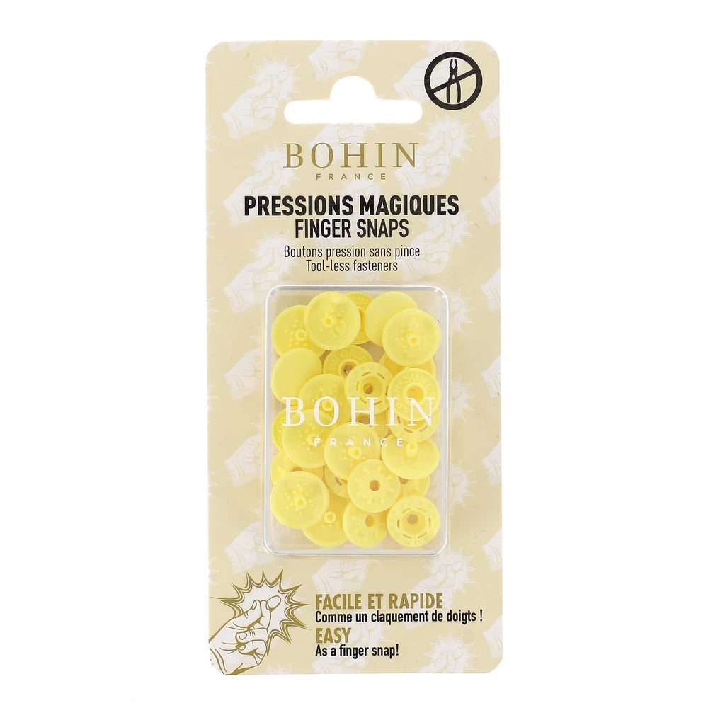 Pression magiques 13mm - jaune