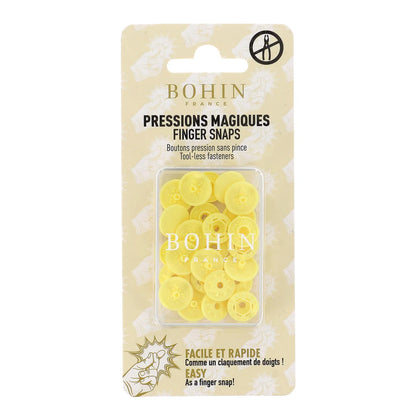 Pression magiques 13mm - jaune