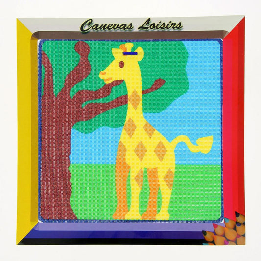 Kit Canevas Gros Points Girafe