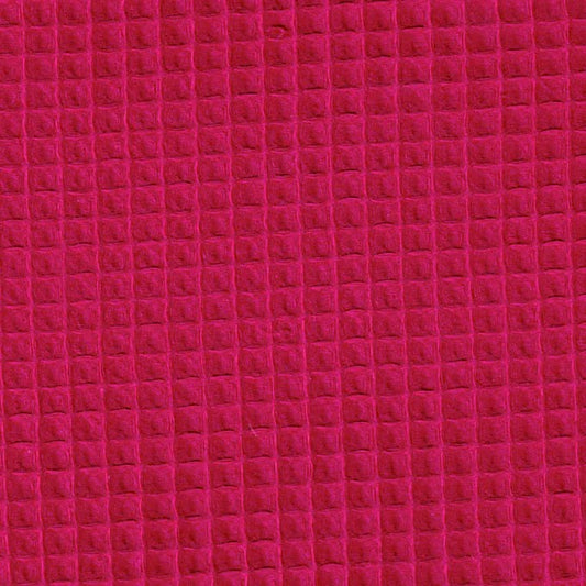 Tissu nid d'abeille framboise
