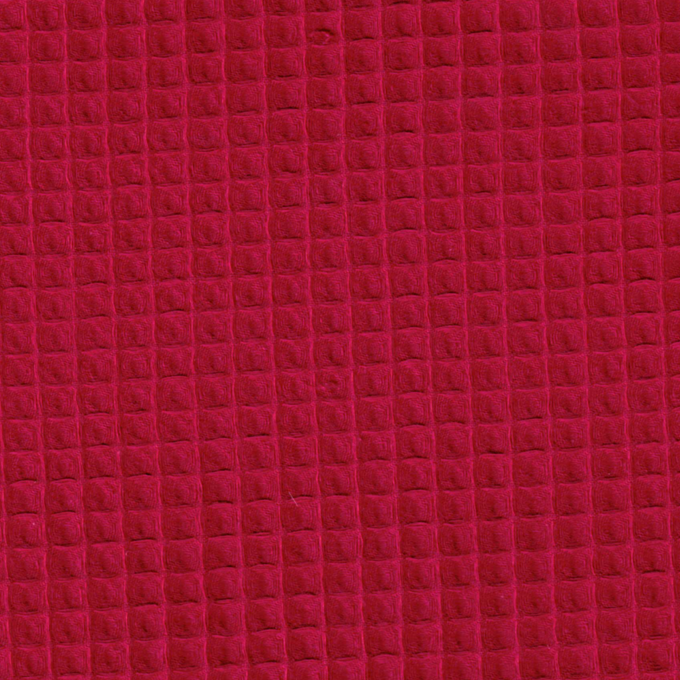 Tissu nid d'abeille framboise