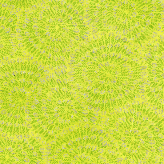 Tissu patchwork mandala jaune