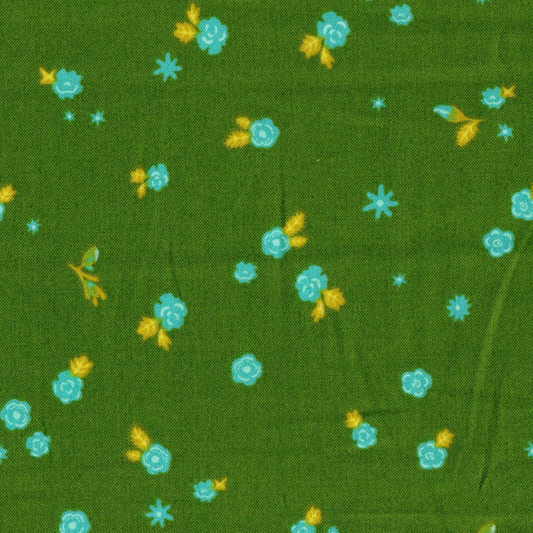 Tissu Makower UK 8903Vert Fleuri