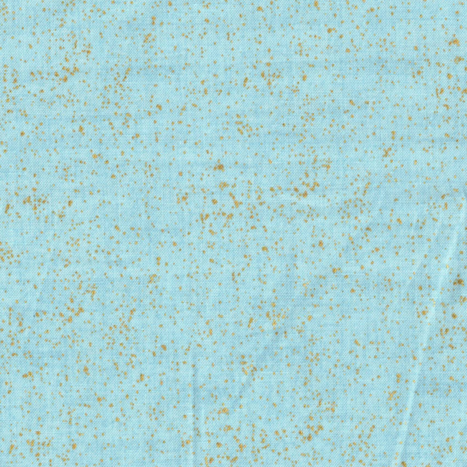 tissu makower metallic linen bleu clair