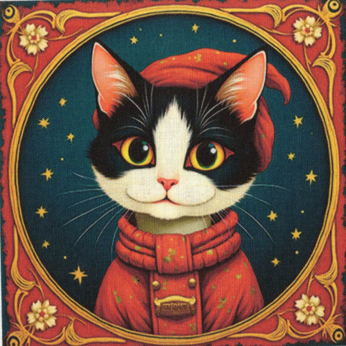 Panneaux carrés Chats 3
