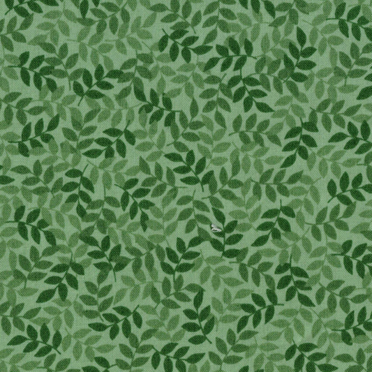 Tissu Harmony Cotton Vert Feuillage