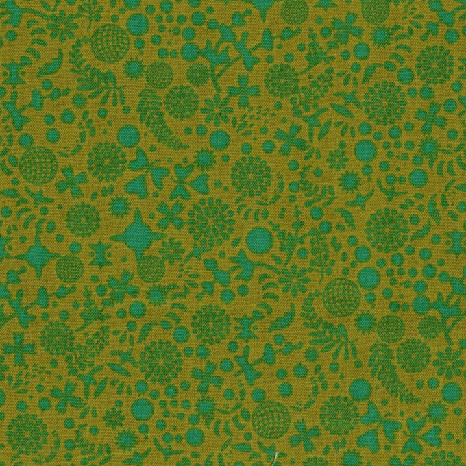 tissu makower 8137 vert graphique