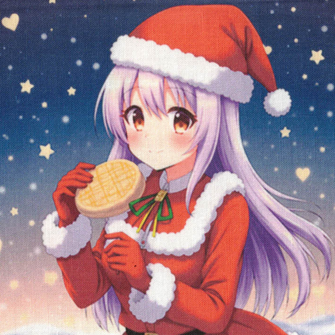 Panneaux carrés Manga Noël