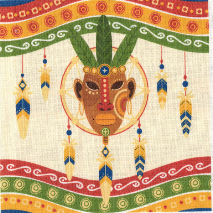 Panneaux carrés Inspiration Africaine 3