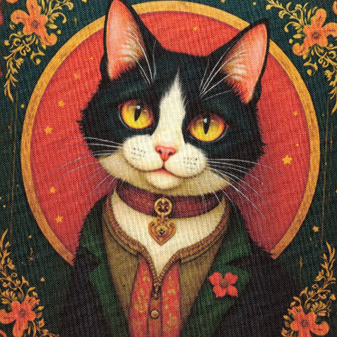 Panneaux carrés Chats 2