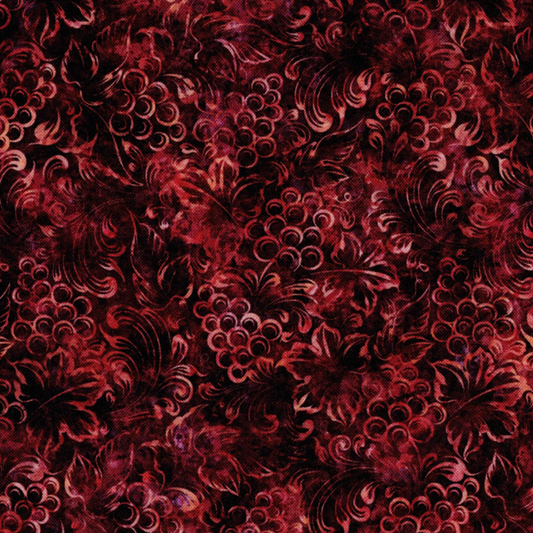 Tissu QT Fabrics A Little Wine Burgundy