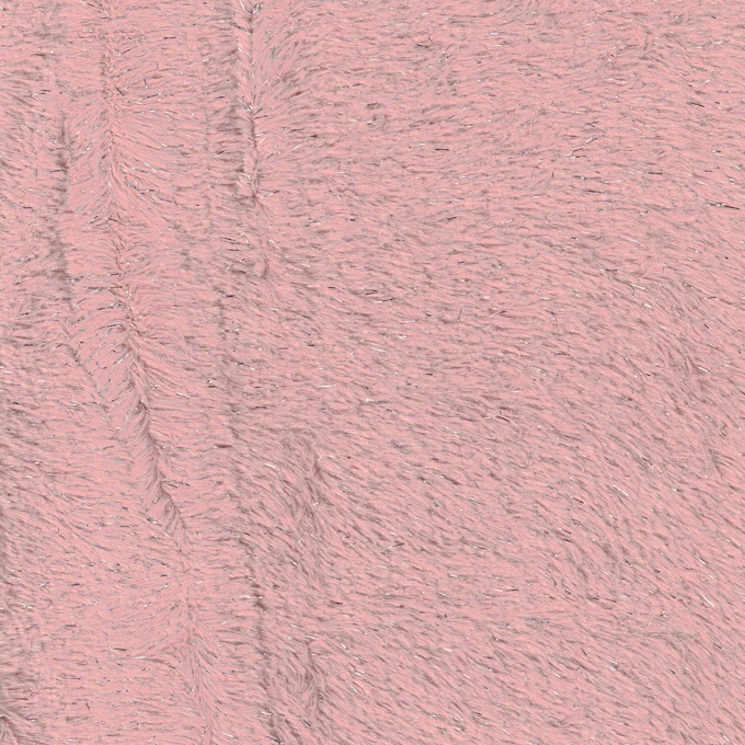 Fausse fourrure polyester rose