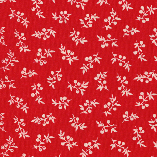 Tissu Makower UK D1466 : Branches Botaniques