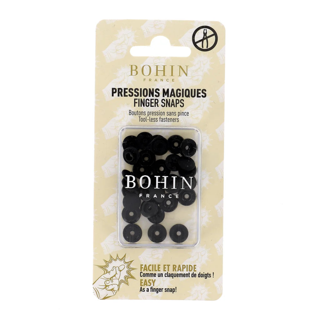 Pressions magiques 9mm - noir