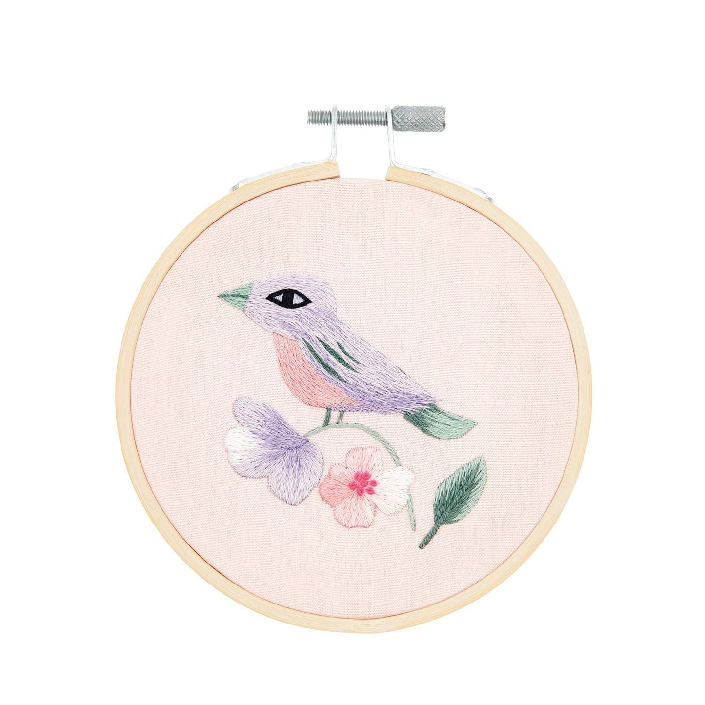 Rico Design Paquet de broderie Oiseau pré-dessiné