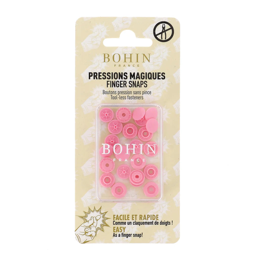 Pressions magiques 9mm - rose