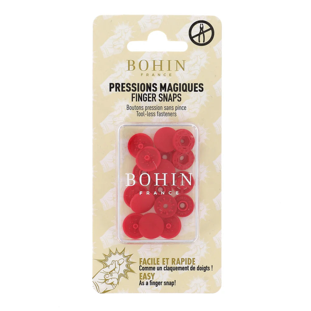 Pression magiques 13mm - rouge