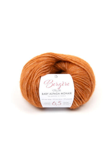 Baby Alpaga Mohair - Rouille