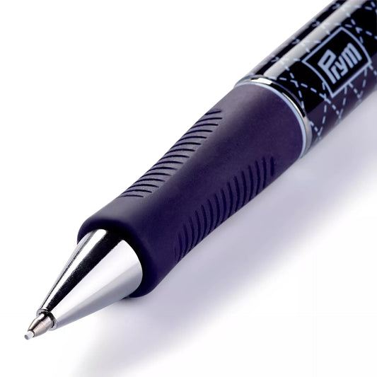 Stylo à mines avec 2 mines blanc - violet/blanc
